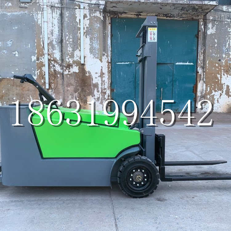 白银市小型电动叉车1吨2吨步行站驾式电瓶堆高充电装卸车液压升降车铲车